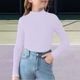 thumbnail image 4 of XXWXYD Baby Turtleneck Sweater Soli𝖽 Cotton Comfort Long Sleeve, Knit Pullover Warm Top For Boys Girls Fall Winter Casual Daily Layering Back-to-School Clothing, 4 of 6
