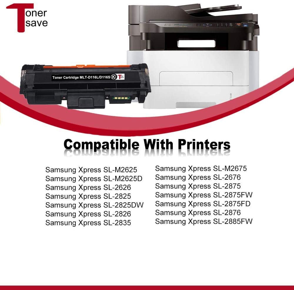 TonerSave 2PK MLT-D116L D116L MLT-D116S Toner Cartridge for Samsung M2885FW  Toner, M2885FW M2875FW M2835DW M2825DW | Walmart Canada