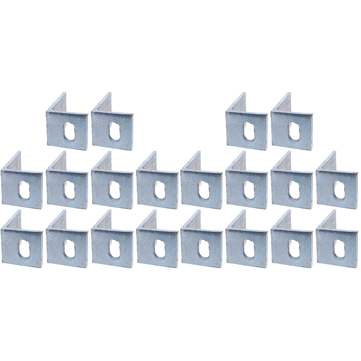 OULII  Durable 90 Degree Metal Brackets for Wood and Furniture Reinforcement