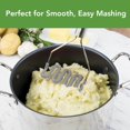 thumbnail image 6 of Tovolo Silicone Potato Masher (Oyster Gray) - Meat Masher/Food Prep Tool with Ergonomic Design | High Heat Resistant | Non-Stick Kitchen Utensil, 6 of 6