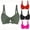 Black, variant on JSGEK Womens Underwire Bikini Top Push Up Design Stretchy Fabric Relaxed Silhouette for Water Activities Black M