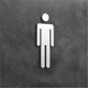 thumbnail image 5 of Pegatinas acrílicas para letreros de baños de hombres y mujeres. Señalización para hombres y mujeres., 5 of 6
