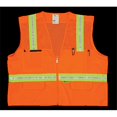 thumbnail image 1 of 2W  Mesh Multi-Pocket Surveyor Vest - Orange, 3 Extra Large, 1 of 1