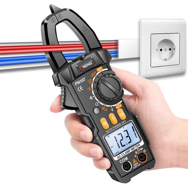 Medidor de pinza digital 600A Probador de corriente CA 4000 cuentas Retención de datos para electricista