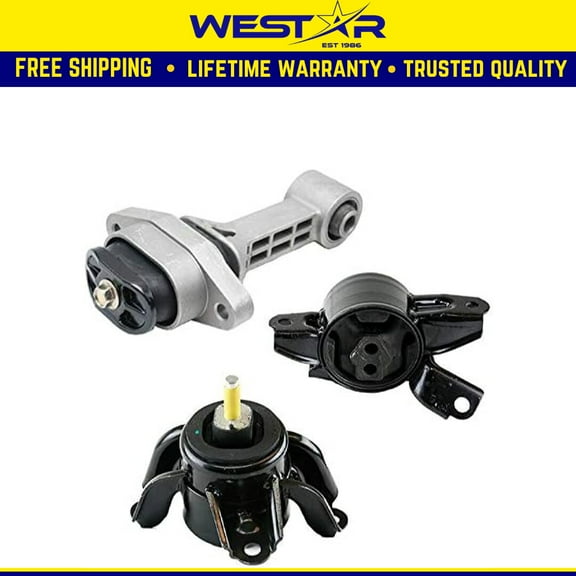 Fits 2011-2016 Hyundai Elantra 1.8L w/MANUAL Motor & Trans Mount Set 3pcs : A71047, A71020, A71057
