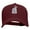 Burgundy, variant on Steampunk Monsieur Embroidered Cotton Twill Cap - Burgundy OSFM