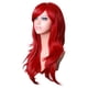 thumbnail image 3 of Pelucas Rojas Onduladas Largas y Rizadas, Peluca Roja Rizada Amigable Con la Red para El Cabello para Halloween, 3 of 8
