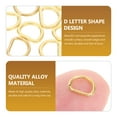thumbnail image 3 of Shisuyan Mini Metal Round Buttons DIY Mini Buttons Golden 100Pcs 0.2X0.16In, 3 of 8