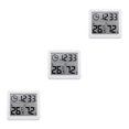 thumbnail image 2 of Wosthever Termómetro digital LCD Pantalla grande Automático Electrónico Decoración de Reloj Higrómetro Estilo simple Sala de estar Type1, 2 of 6