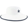thumbnail image 3 of Men's New Era  White Dallas Cowboys 2025 NFL Training Camp Panama Bucket Hat, 3 of 4