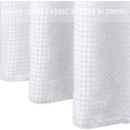 thumbnail image 3 of Textured Fabric Bath Shower Curtain, Polyester Ombre Shower Curtains for Bathroom, Waterproof Shower Curtain Liner with 6 Hooks,Machine Washable (36 x 72 inch, White), 3 of 6
