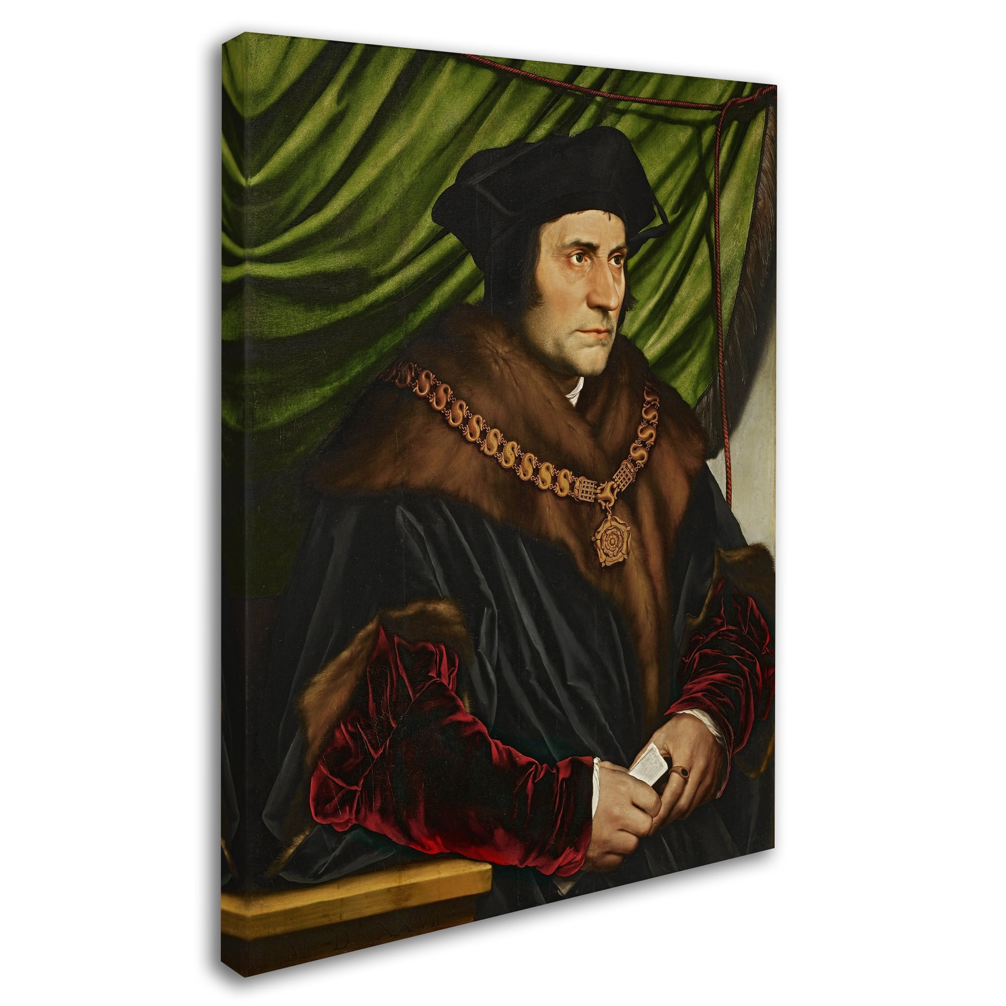 Trademark Fine Art 'Sir Thomas More' Canvas Art by Hans Holbein