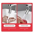 thumbnail image 5 of Faucet Adapter,720 Degree Flexible Splash Filter Faucet Spray Head Universal Tap Extender Adapter Kitchen Tap Nozzle Faucets Sprayer ,Water Saving, 5 of 7