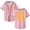 Pink, variant on Heated Rivalry Rozanov 81 Merch Baseball Jersey Shirt V-Neck Women Men Short Sleeve Streetwear Clothes