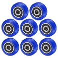 thumbnail image 1 of Uxcell 8-Pack Rodillos para Impresora 3D Ranura en V, Ruedas de Polea de POM de 24mm 625RS Doble Rodamiento para Impresora 3D/CNC, Azul, 1 of 6