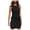 Black, variant on Summer Dresses for Women 2023 Summer Dresses Vacation Outfits for Women Casual Sleeveless Beach Tank Dress Bodycon Ruched Tie Waist Mini Dresses
