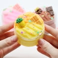 thumbnail image 2 of XFGOU Kids Mud Toys and Hobbies Fruits Chocolate Cotton Mud Puff Slime Putty Scented Stress Kids Clay Toy 100ml Slime, 2 of 2