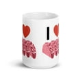 thumbnail image 5 of I LOVE pink tacos - White glossy mug, 5 of 5