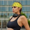 thumbnail image 4 of Cute Popcorn Yellow Headbands for Women Men, Workout Elastic Sweat Band for Yoga Running Cycling Gym Exercise Non Slip Head Bands for Women's Hair, 4 of 5