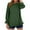 Army Green, variant on Cotton Linen Tops Women Ruffled Blouses Button up Keyhole Back Long Sleeve Crew Neck Dressy Casual Tshirts (2XL, Beige)