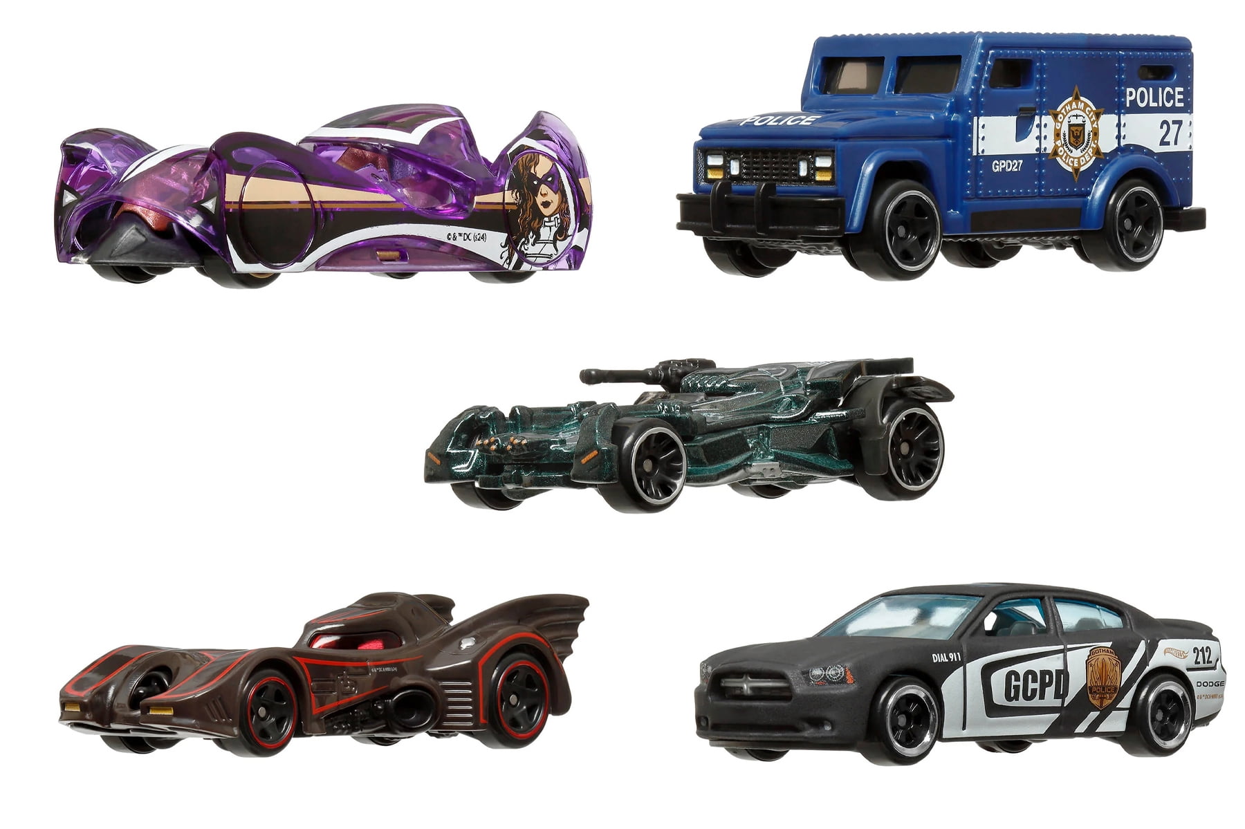 Hot Wheels 85th Anniversary Batmobile Collection SDCC 2024