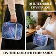 thumbnail image 5 of Xixirimido Jellyfish Hibiscus Floral Print Bible Cover Case for Women Men, Large Bible Bag Bible Study Supplies Accessories Quilted Bible Carrying Cases with Handle Christian Gift, 5 of 7