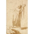thumbnail image 3 of Follower of Bartolomé Esteban Murillo 13x18 Black Modern Framed Museum Art Print Titled - A Monk Carrying a Cross (1680-1700), 3 of 5