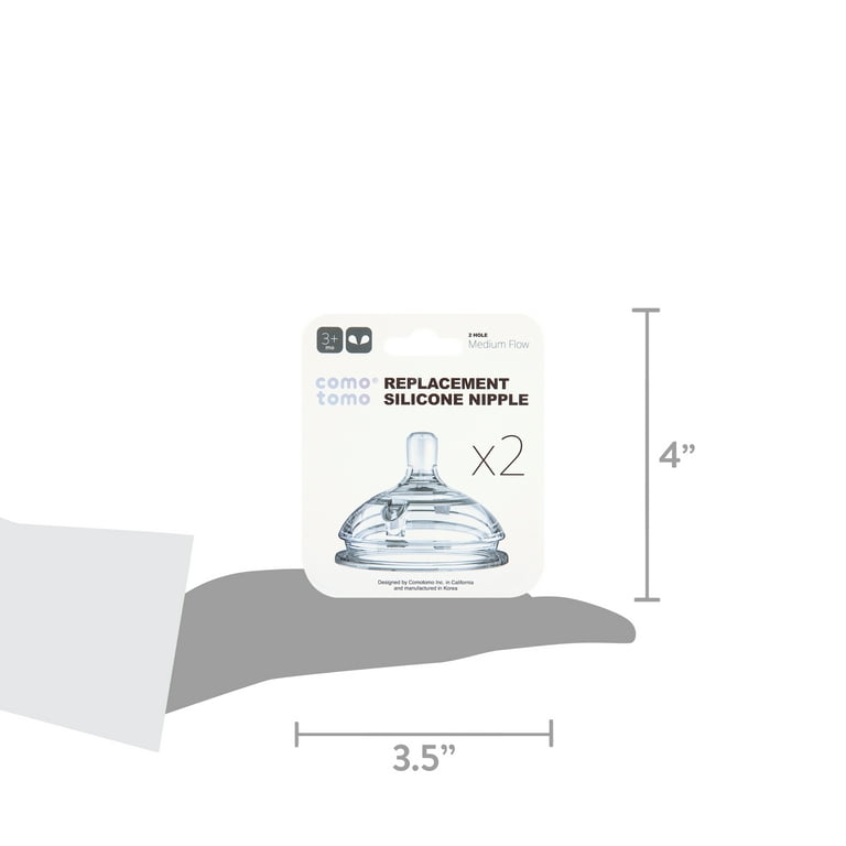 BIBS Glas Latex Slow Flow Babyfles 0 Maanden Sage (1 stuks