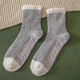 thumbnail image 3 of Calcetines de mujer, cálidos calcetines de terciopelo coral, cómodos calcetines para dormir, suaves y esponjosos calcetines de invierno 7 piezas, 3 of 4