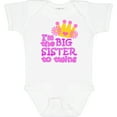 thumbnail image 3 of Inktastic I'm the Big Sister to Twins. Girls Baby Bodysuit, 3 of 5