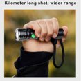 thumbnail image 4 of Greeniant Linterna recargable 3 modos antorcha de mano potente luz de Flash con portátil Camping senderismo lámpara de noche de emergencia Escalada Greeniant OD028593-01B, 4 of 6