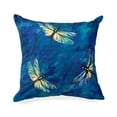 thumbnail image 2 of Liora Manne Illusions Dragonflies Indoor Outdoor Decorative Pillow Midnight, 2 of 6