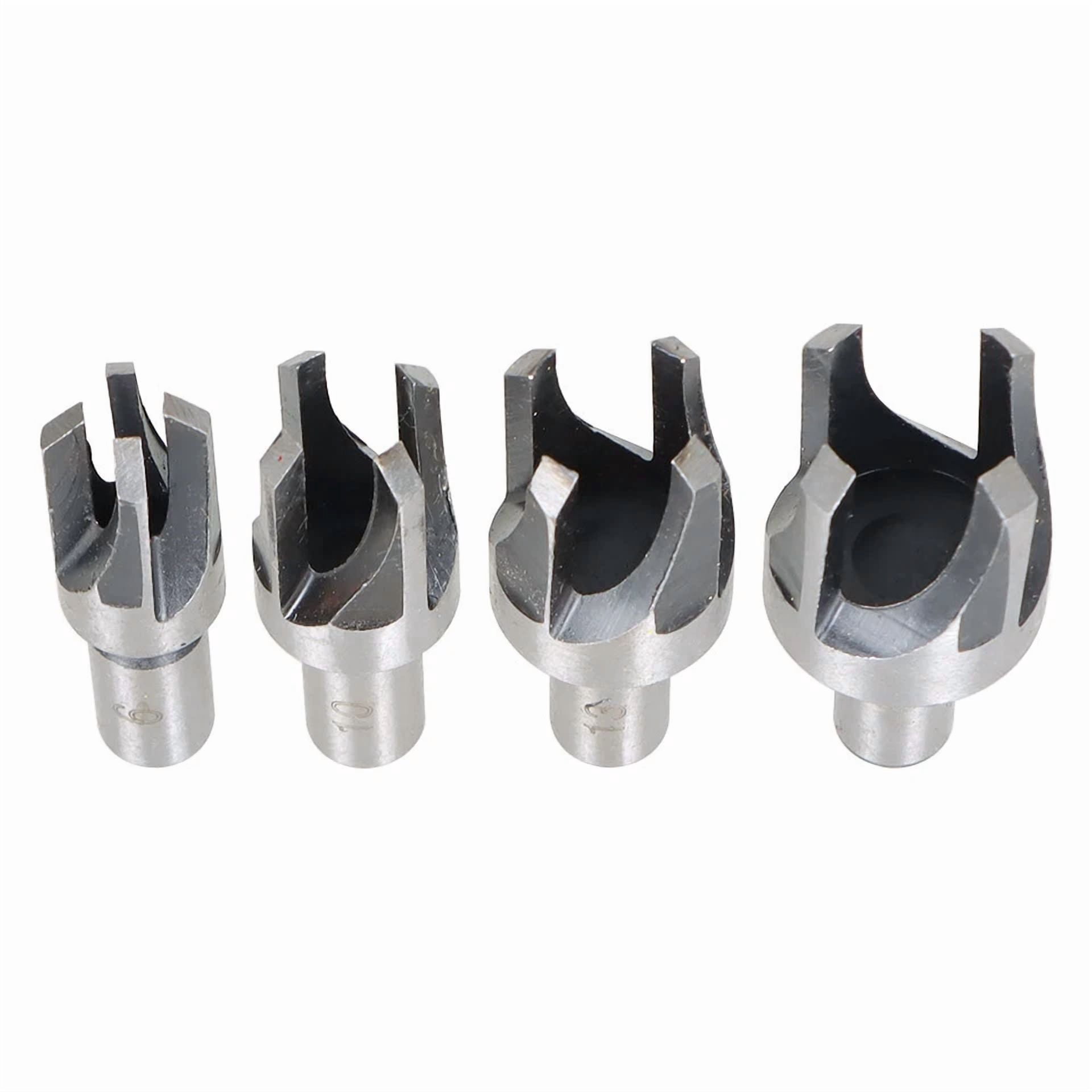 Lablt 8Pcs Carbon Steel Drill Bit Set Wood Plug Dowel Maker Hole Cutter