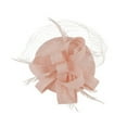 thumbnail image 4 of Bingirl Fascinator Hat Sheer Mesh Large Flower Veil for Women Retro Tea Party Pillbox Derby Kentucky Hat Fascinator Feather Headpiece Art Deco for Party Acessories, 4 of 4