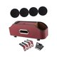 thumbnail image 4 of Organizador de reposacabezas para asiento de SUV de coche, funda de tejido de cuero PU, portavasos duradero para Rojo, 4 of 9