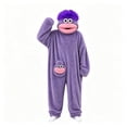 thumbnail image 6 of ZHANGDER Silly Big Mouth Monster Onesie, Cozy Plush Homewear with Shoes, 2 Years-2XL, 6 of 7