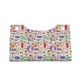 thumbnail image 4 of Lsque Dog Doing Yoga Printed Long Tissue Box Cover Holder, Facial Paper Organizer Dispenser,Triangle with Bottom Belt, PVC Leather Decorative Organizer, 4 of 9