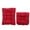 Red, variant on SINGES Rocking Cushion Set for Rocking Chairs Chair Pad,Seat Cushion+Back Cushion (Seat cushion: 17"x17",Back cushion: 17" x21")