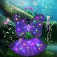 thumbnail image 5 of URMAGIC 4-6T Fairy Princess Tutu Costume Set for Girls Dress up and Ballet Dance, 5 of 7