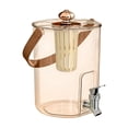 thumbnail image 2 of Large Cold Water Pitcher with Spigot and Detachable Strainer 5L Drink Dispenser for Iced Tea Infused Water Home Kitchen Parties, 2 of 6