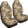 thumbnail image 3 of XYZCANDO Front Seats Protector 2pcs Car Seat Covers Car Front Seat Covers Protective Waterproof Sedan SUV, Camouflage with Duck Silhouette, 3 of 10