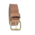 thumbnail image 2 of 1-1/2 in. US Steer Hide Harness Leather Men's Belt with Antique Brass Finish Roller Buckle, 2 of 2