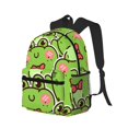 thumbnail image 2 of Gaeub Cute Green Frog School Backpack Waterproof Bookbag for Men Women College High School Bags, 2 of 8