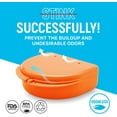 thumbnail image 2 of ADS Retainer Case with Vent Holes, Perfect Retainer Holder, Mouth Guard Case, Aligner Case, Retainer Cases (Orange-Pack of 2), 2 of 4