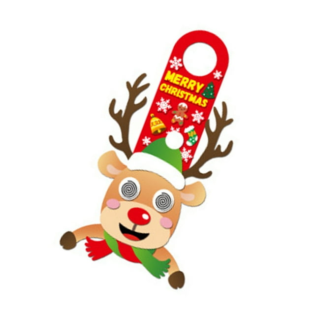 Toystoory Pegatinas colgantes para puerta de Navidad, juego DIY, pegatina de pared ligera para Festival, Fondo de ventana de Navidad, vacaciones Kits de decoración para fiestas Tipo3