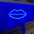thumbnail image 3 of Luz de neón de labios, letreros Led, decoración de pared, lámpara de labios alimentada por batería o USB para el hogar, Bar, fiesta festiva, boda de Navidad, 3 of 7