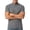 Dark Gray, variant on Avirosel Men's Short Sleeve Quarter-Zip Polo Shirts Moisture Wicking Breathable Stretch Fabric with Pockets for Golf Dark Blue