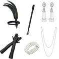 thumbnail image 1 of Accesorio para mujer de los años 20, 6 piezas de accesorios para disfraz de Gatsby, accesorios para mujer de Charleston para disfraces, Halloween, Navidad, 1 of 5