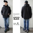 thumbnail image 4 of Calvin Klein Men's Black Sherpa Lined Hooded Soft Shell Jacket Large B4HP, 4 of 9