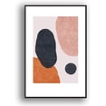 thumbnail image 4 of IDEA4WALL Framed Canvas Prints Wall Art Blue, Pink & Orange Textured Spots for Living Room, Bedroom, Office Ready to Hang - 16x24 inches, 4 of 4